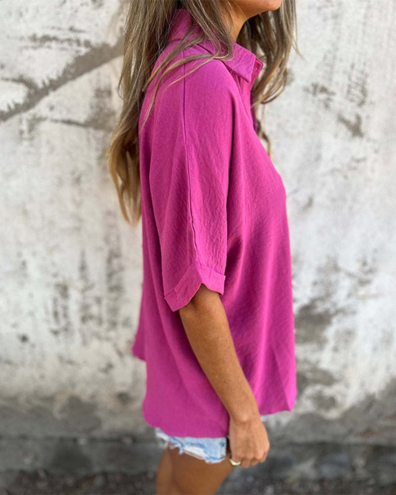 Sienna-Everyday Button-Up Blouse