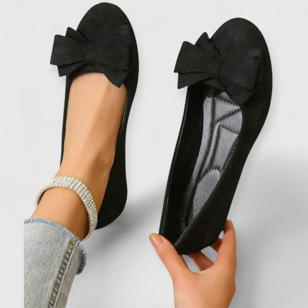 Elise-Bow Front Ballet Flats
