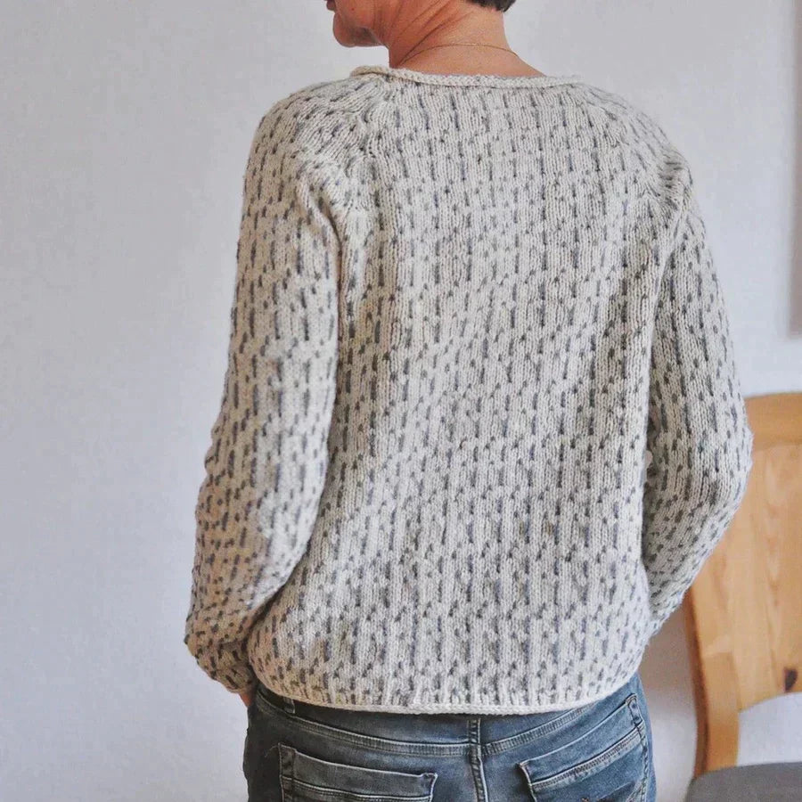 Aleana | Elegant Gray Sweater for Women