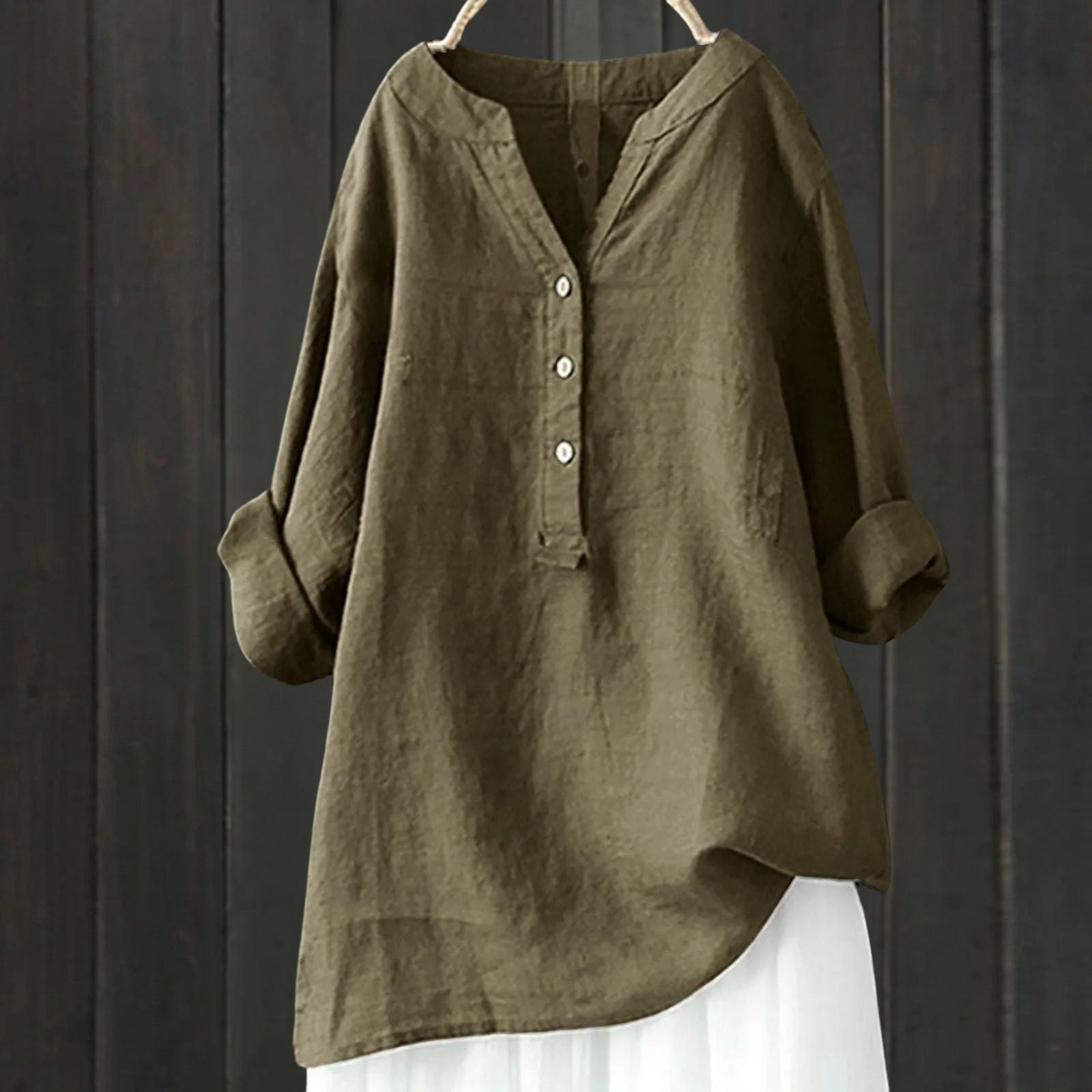 Avery – Button-Up Relaxed Tunic