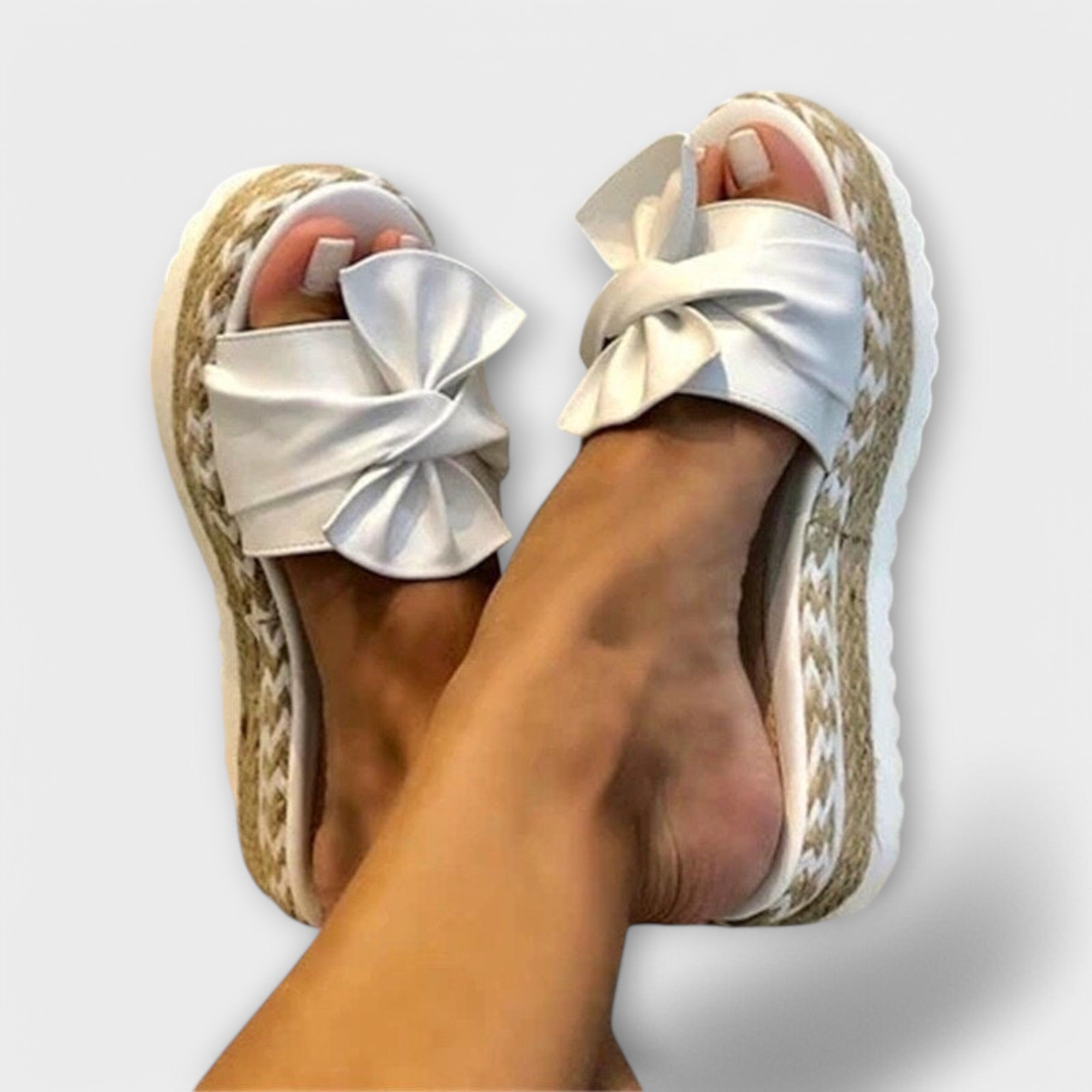 Solegenius | Bow-Embellished Orthopedic Sandals