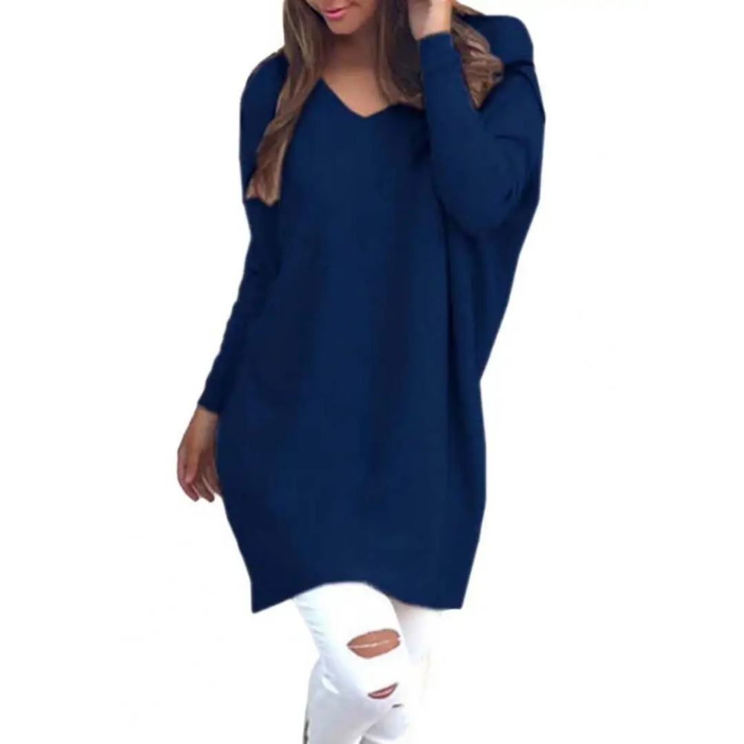 Kathy | Women's Casual Oversized V-Neck Sweater