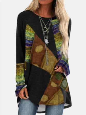 Nova-Boho Patchwork Tunic