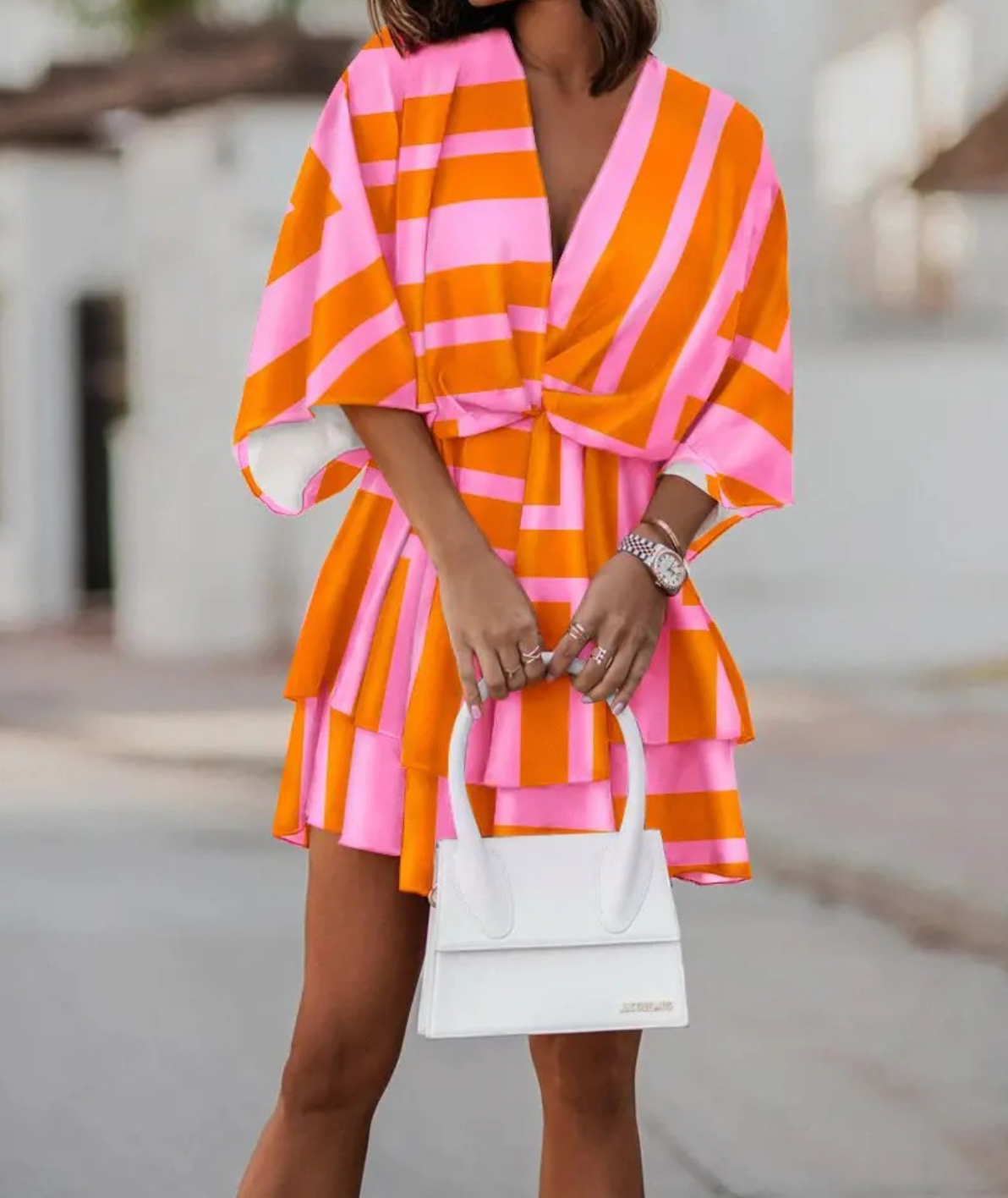 Valeria - Bohemian Floral Mini Dress