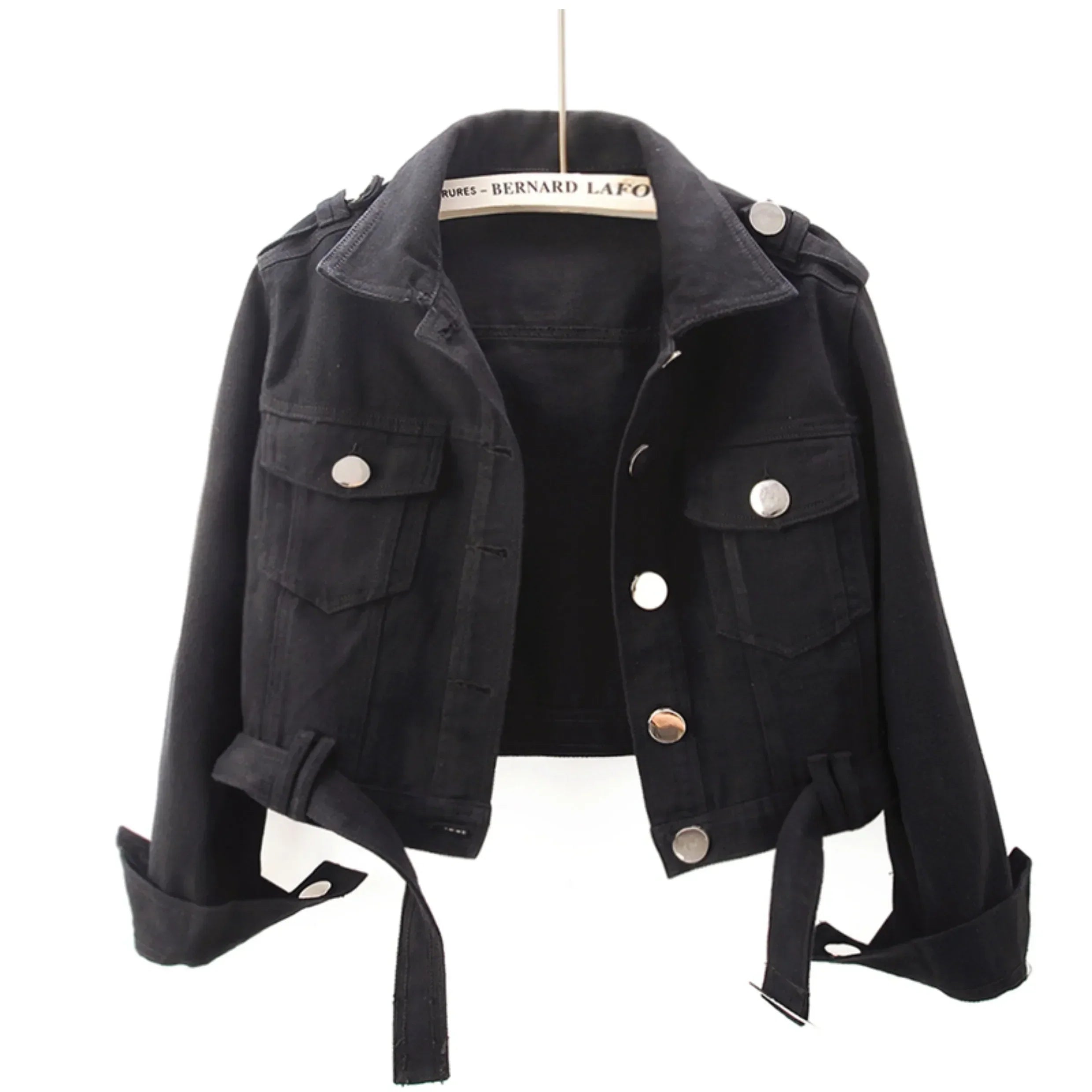 Romi - Cropped Cotton Utility Jacket
