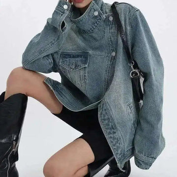 Zara - High Collar Street Jacket