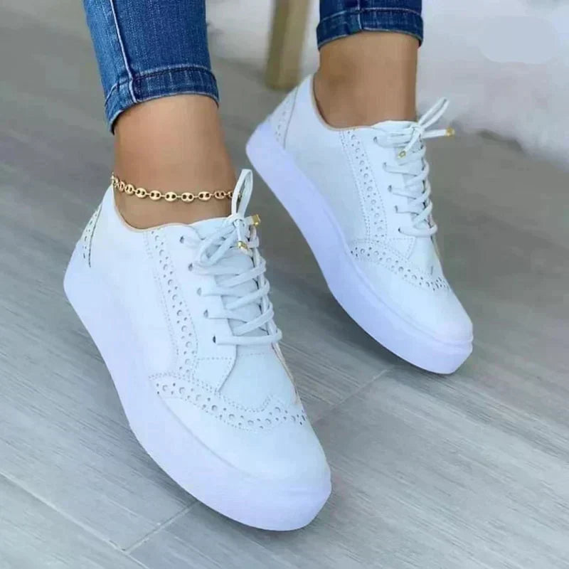 Livia-Brogue Platform Sneakers
