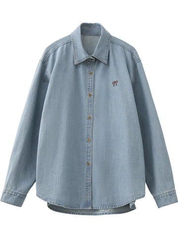 Elsie - Embroidered Relaxed Shirt