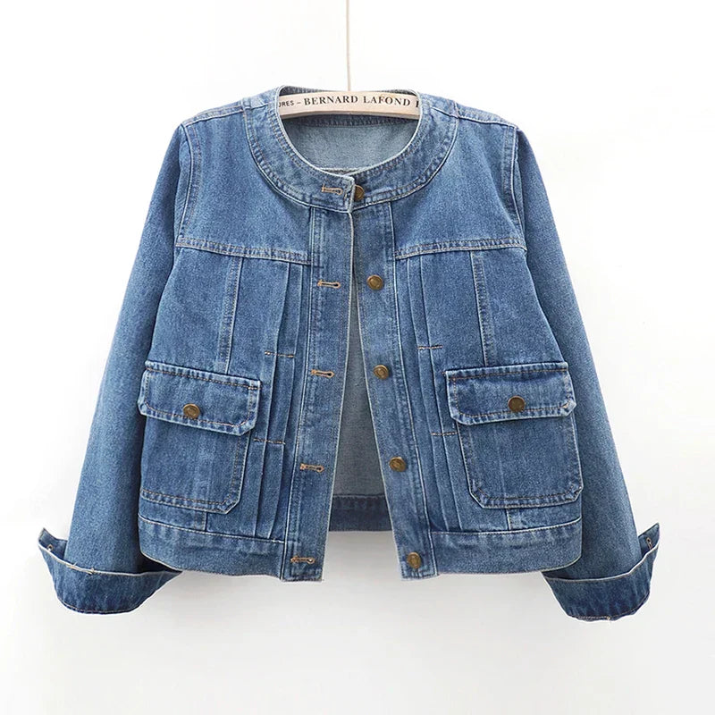 Lena - Cotton Pocket Utility Jacket