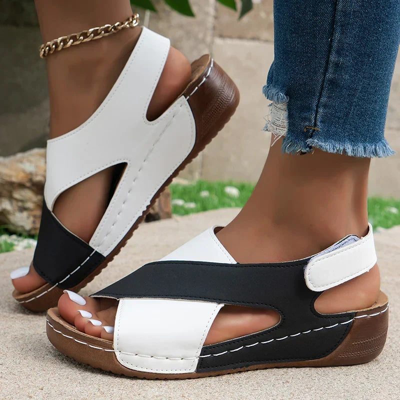 Cindy - Criss-Cross Comfort Lift Sandals