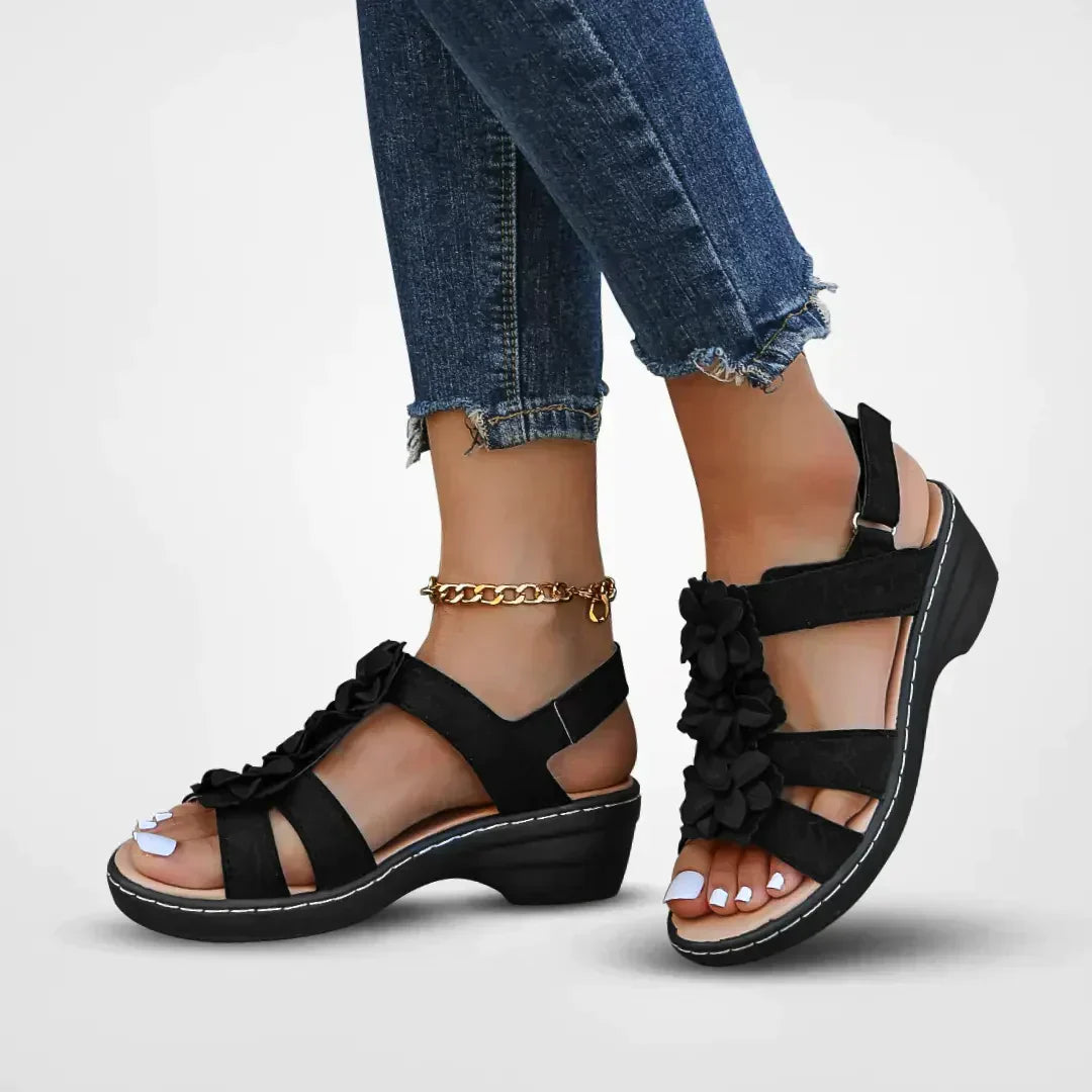 Lily-Blossom Comfort Sandals