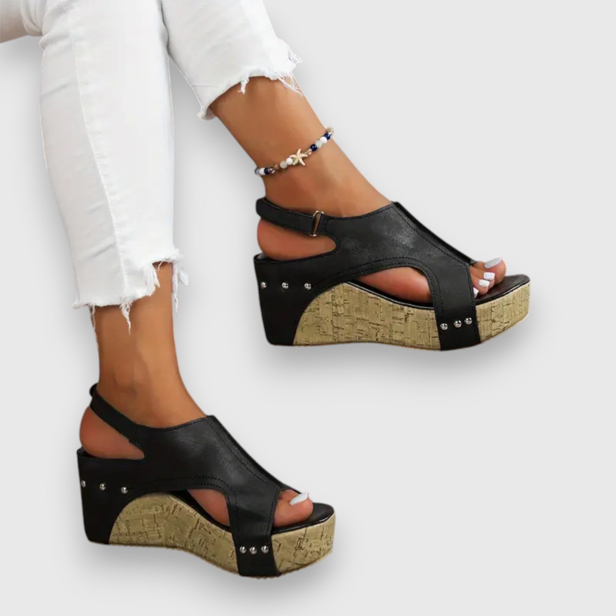 Mia | Retro-Inspired Platform Sandals