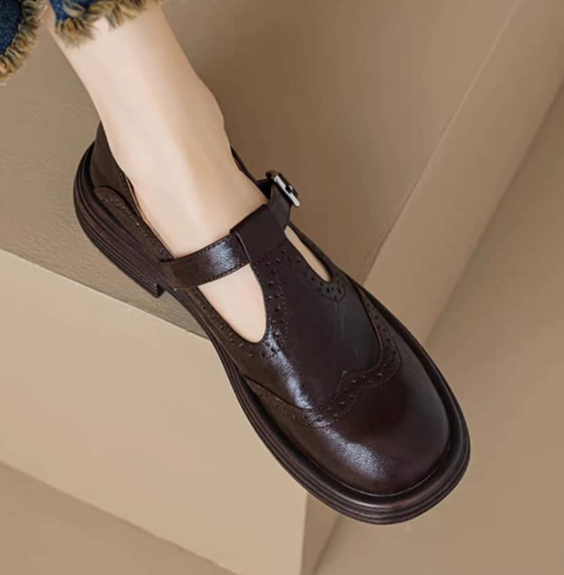 Isla | Chic Leather Mary Jane Shoes
