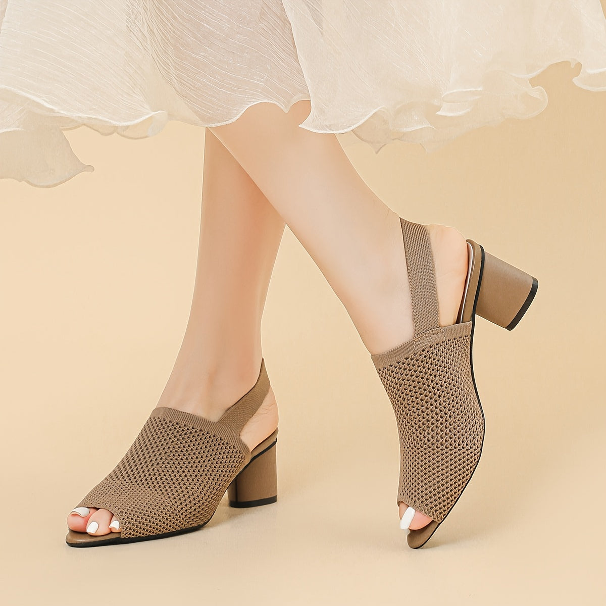 Kensington – Slingback Mesh Sandals