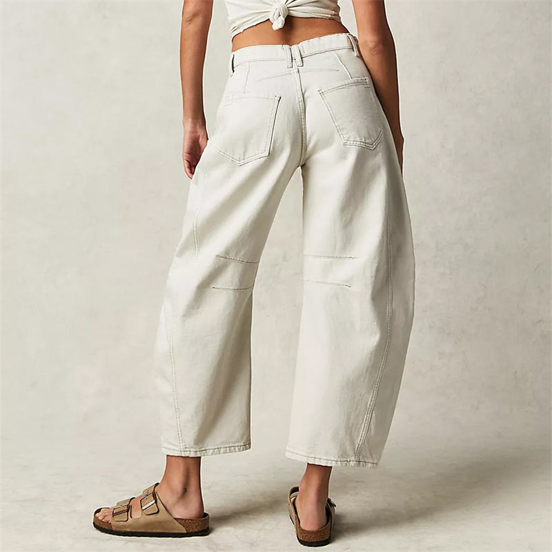 Elena - Urban Ease Wide-Leg Trousers