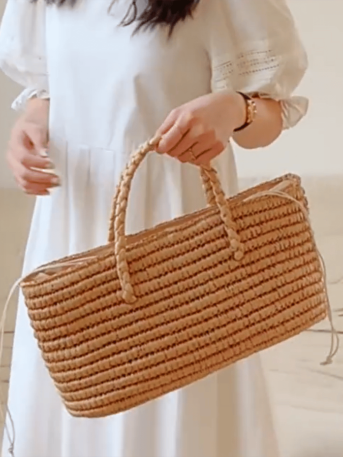 Arden-Woven Beach Tote