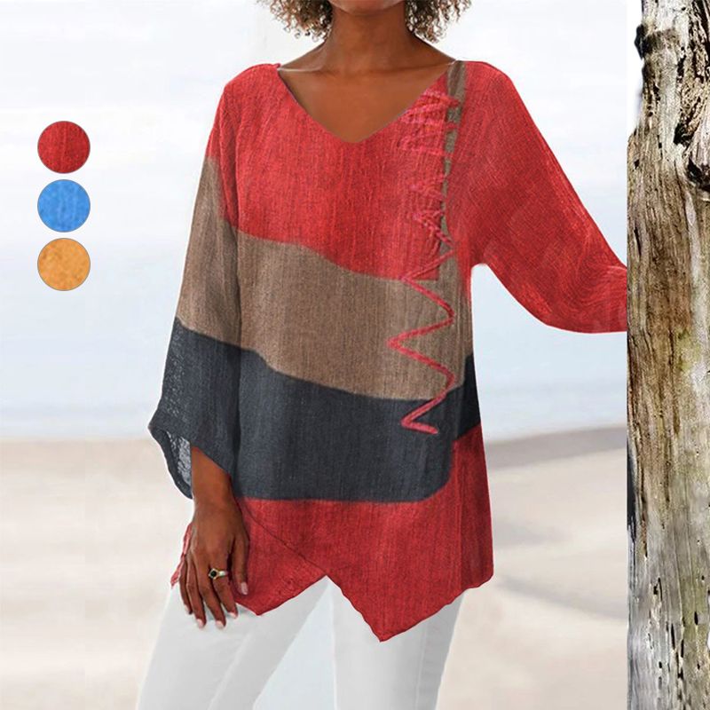 Hélène – Artistic V-Neck Tunic