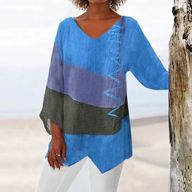Hélène – Artistic V-Neck Tunic