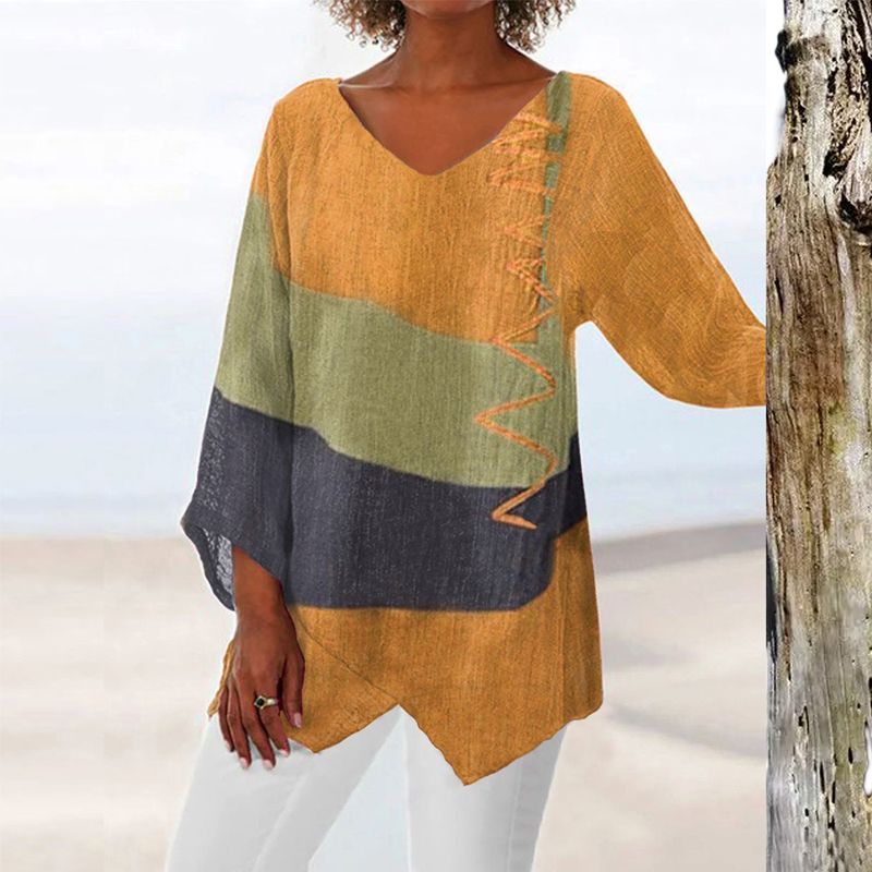 Hélène – Artistic V-Neck Tunic