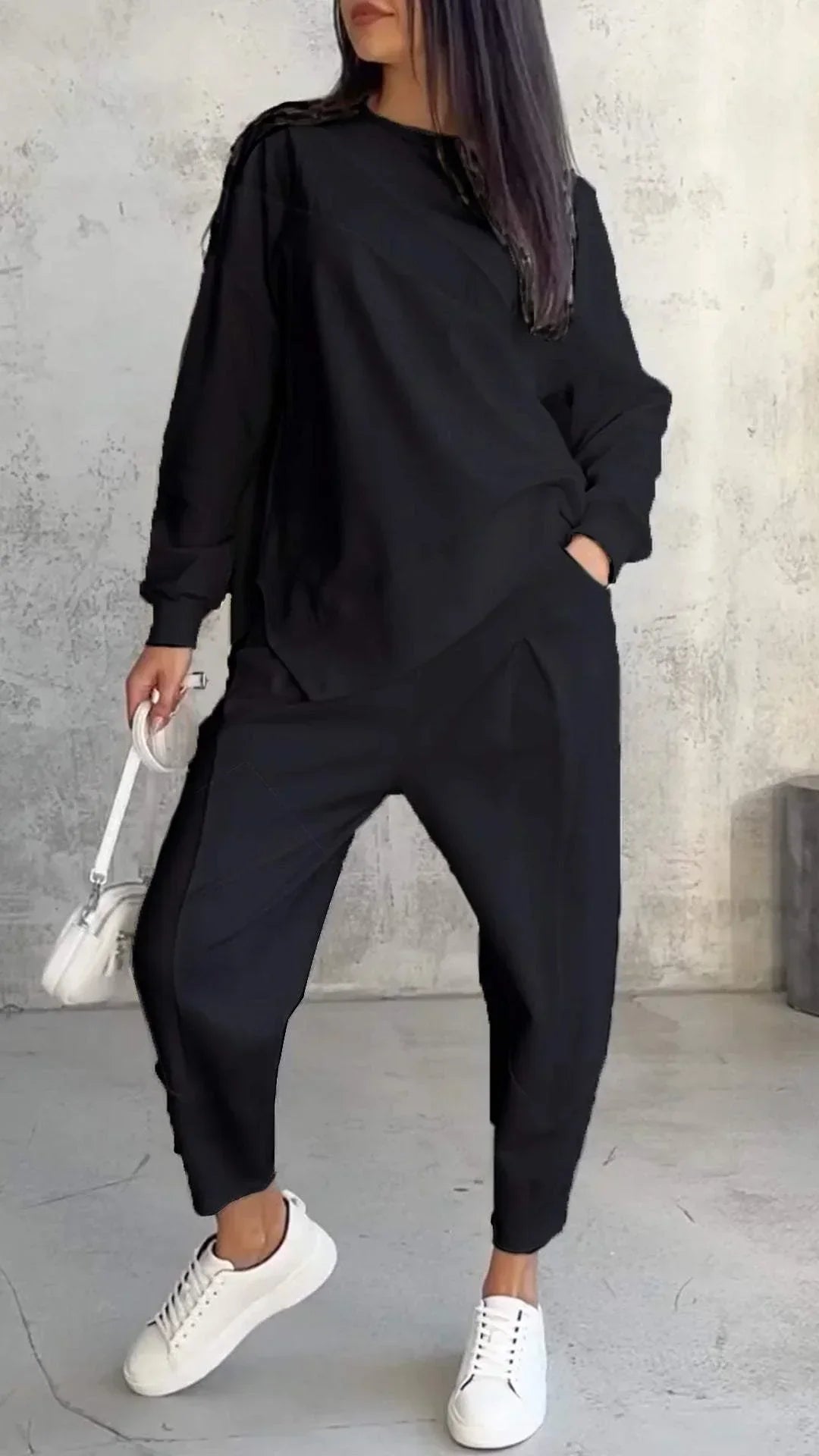 Anna | Two-piece set with round neckline