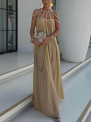 Ruth - Lightweight Draped Maxi Dress