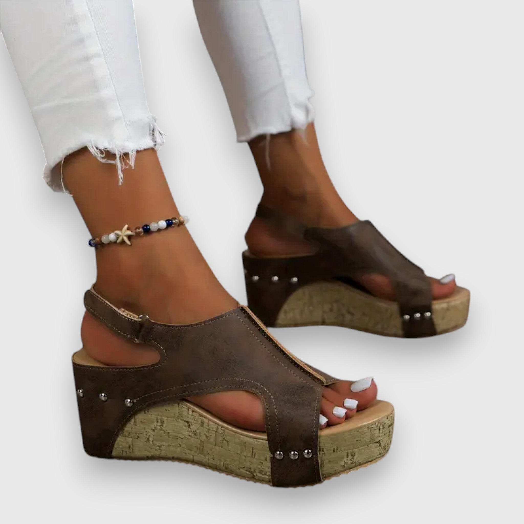 Mia | Retro-Inspired Platform Sandals