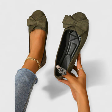 Elise-Bow Front Ballet Flats