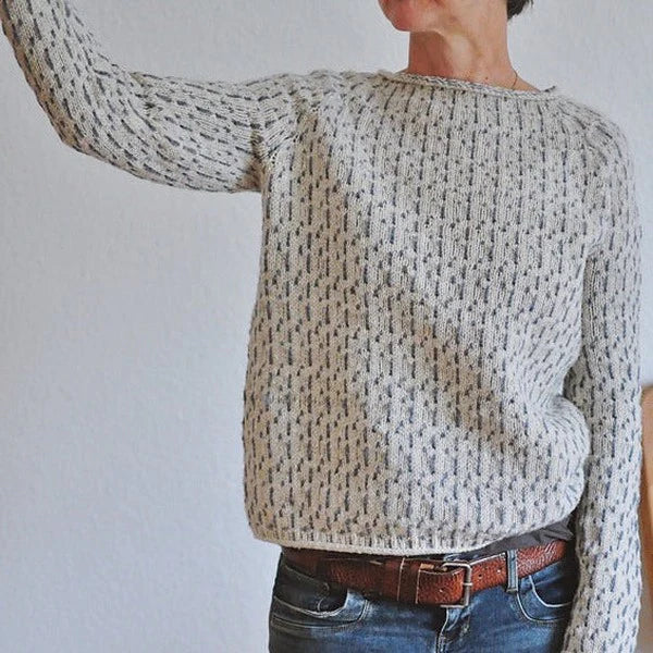 Aleana | Elegant Gray Sweater for Women