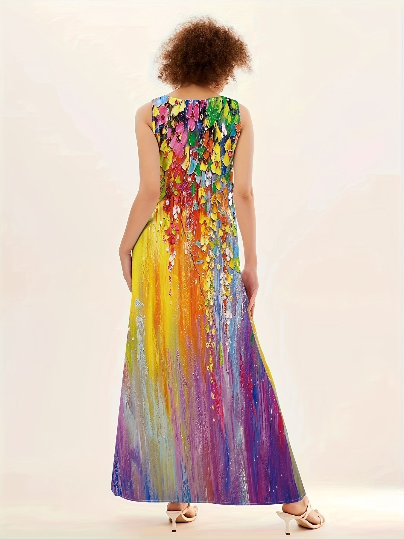 Calista | Bohemian Floral Maxi Dress