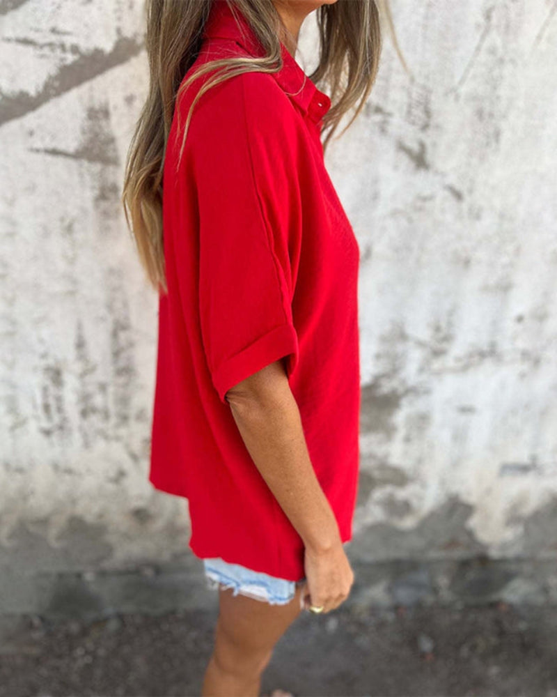 Sienna-Everyday Button-Up Blouse