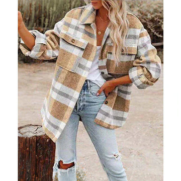 Tin | Women's Classic Checkered Coat