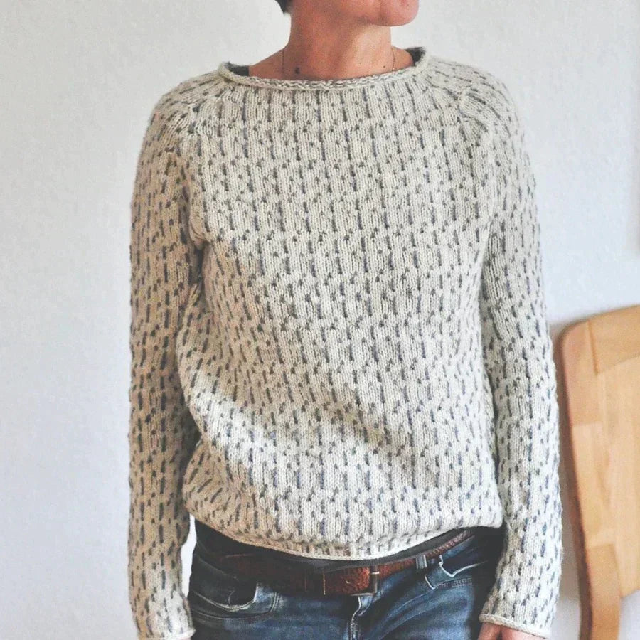 Aleana | Elegant Gray Sweater for Women