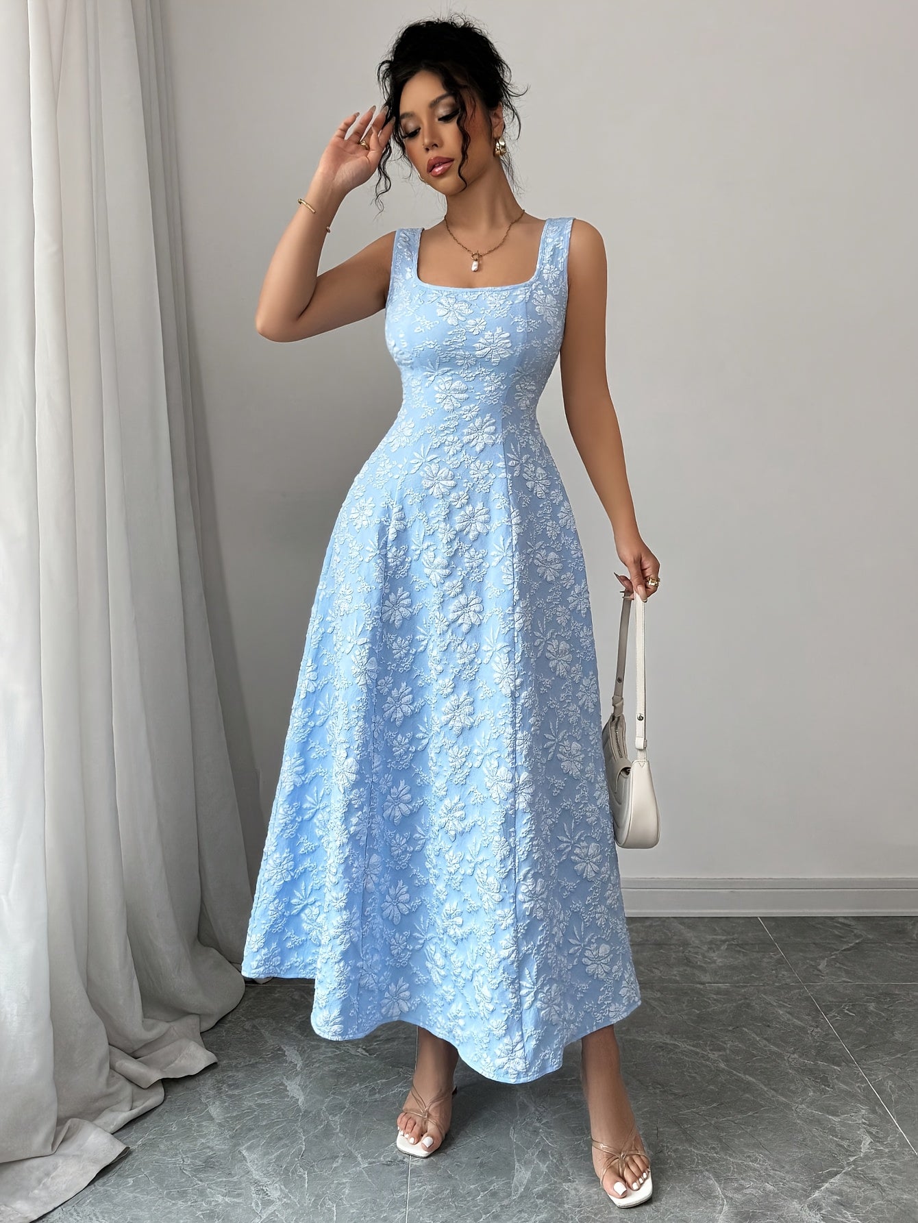 Elowen Bloom Square-Neck Dress (Almost sold out)