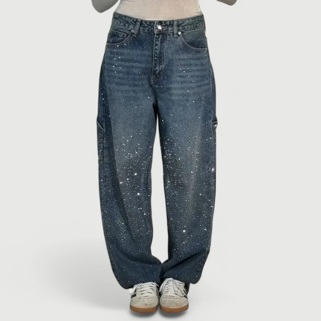 Luna Sparkle Denim – Relaxed Fit Jeans