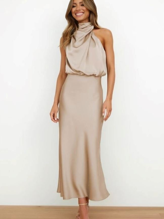Grace Elegant Silk Dress
