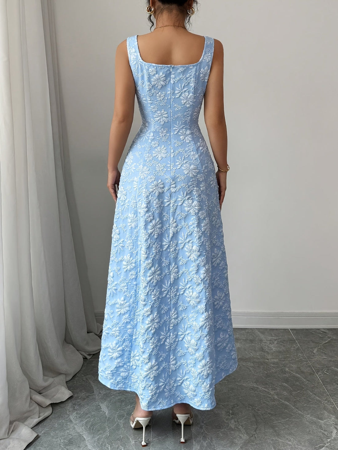 Elowen Bloom Square-Neck Dress (Almost sold out)