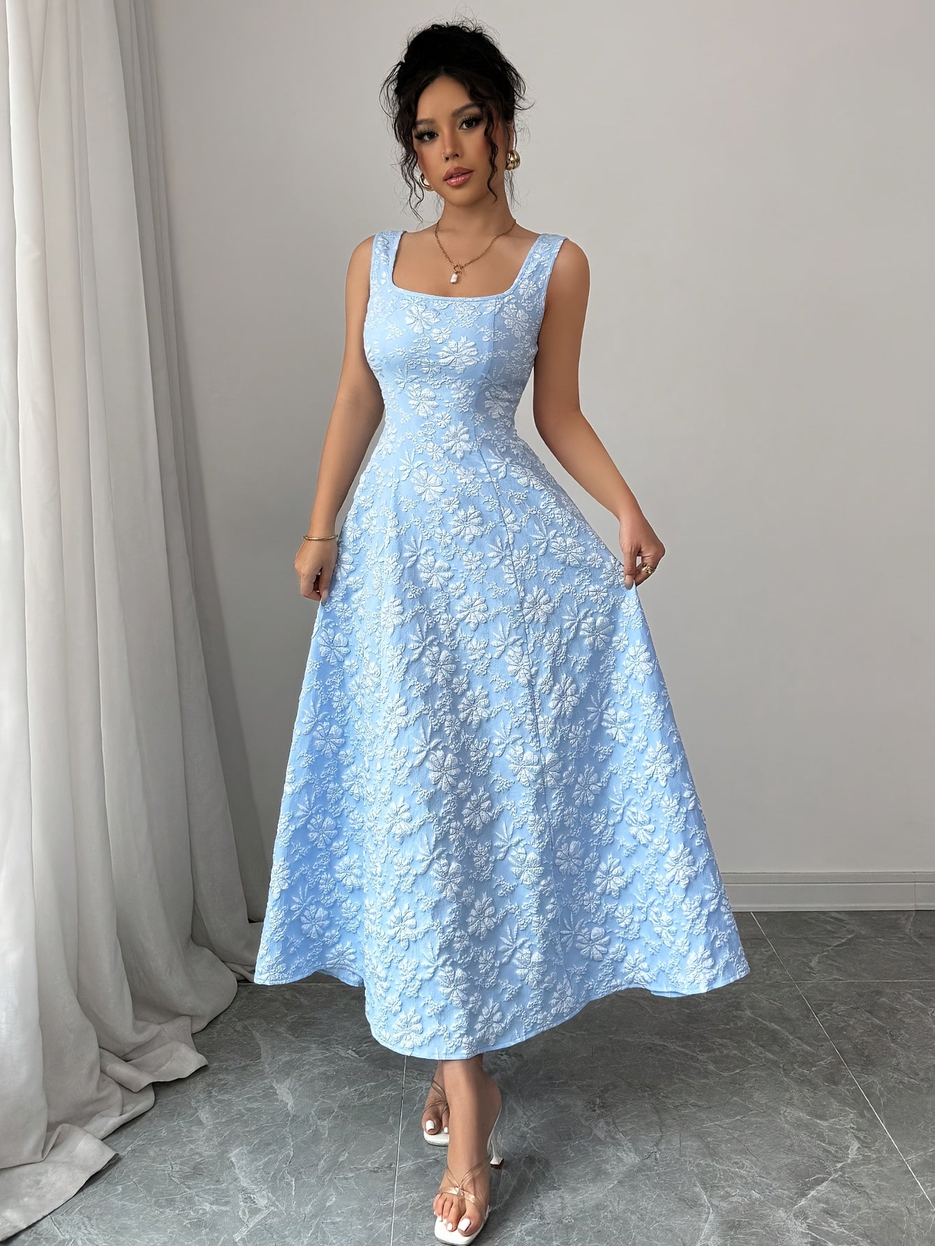 Elowen Bloom Square-Neck Dress (Almost sold out)