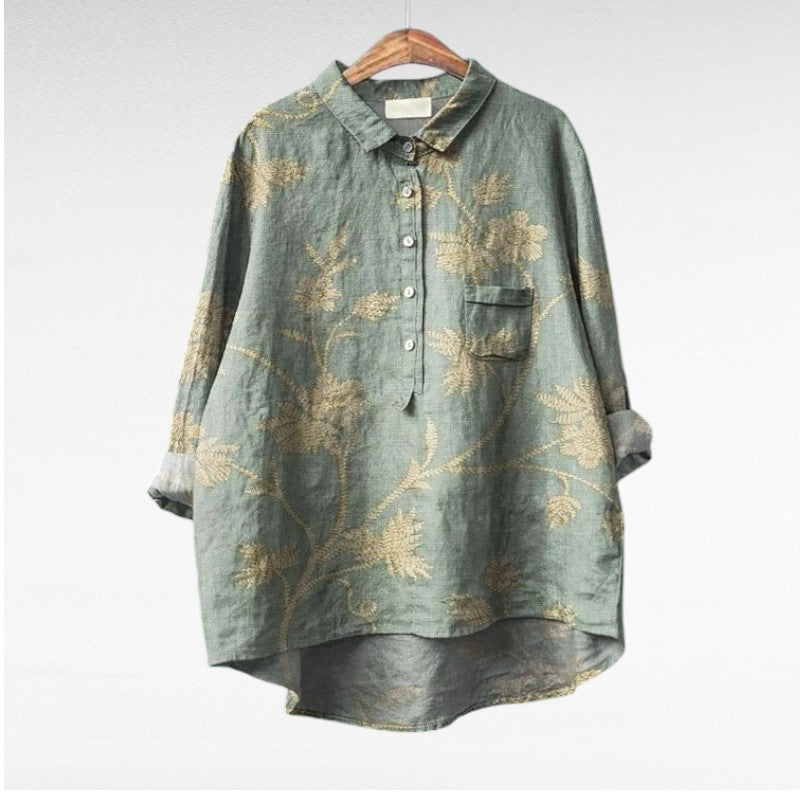 Sophie – Vintage Floral Blouse