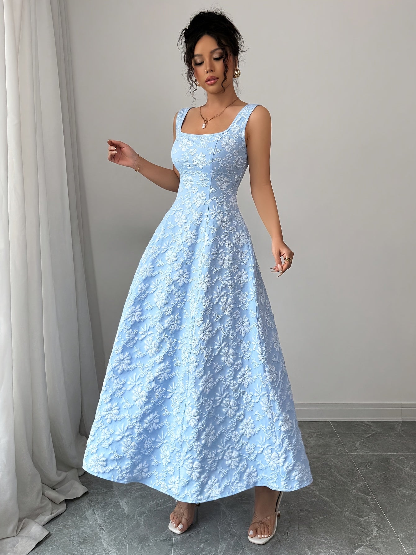 Elowen Bloom Square-Neck Dress (Almost sold out)