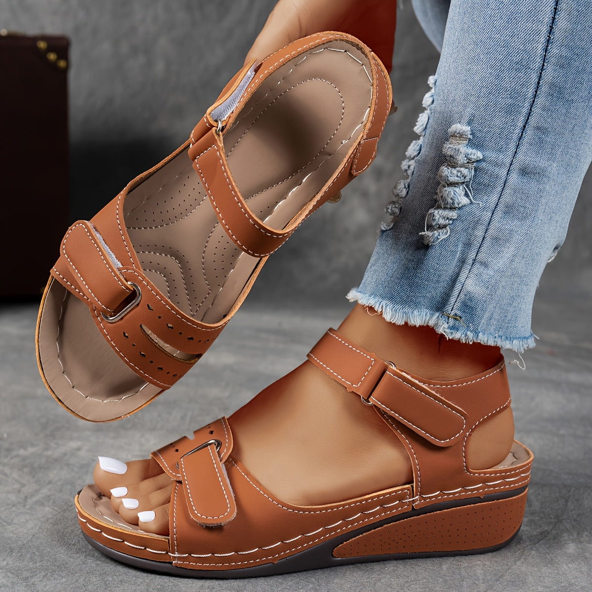 Claire-Orthopaedic Comfort Flex Sandals