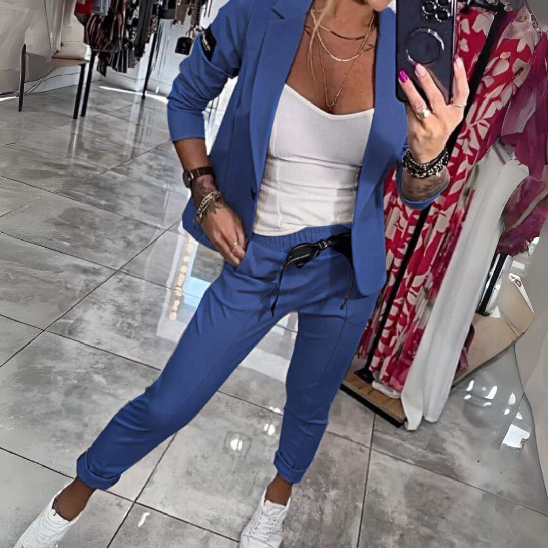 Harper Set – Casual Blazer & Jogger Trousers