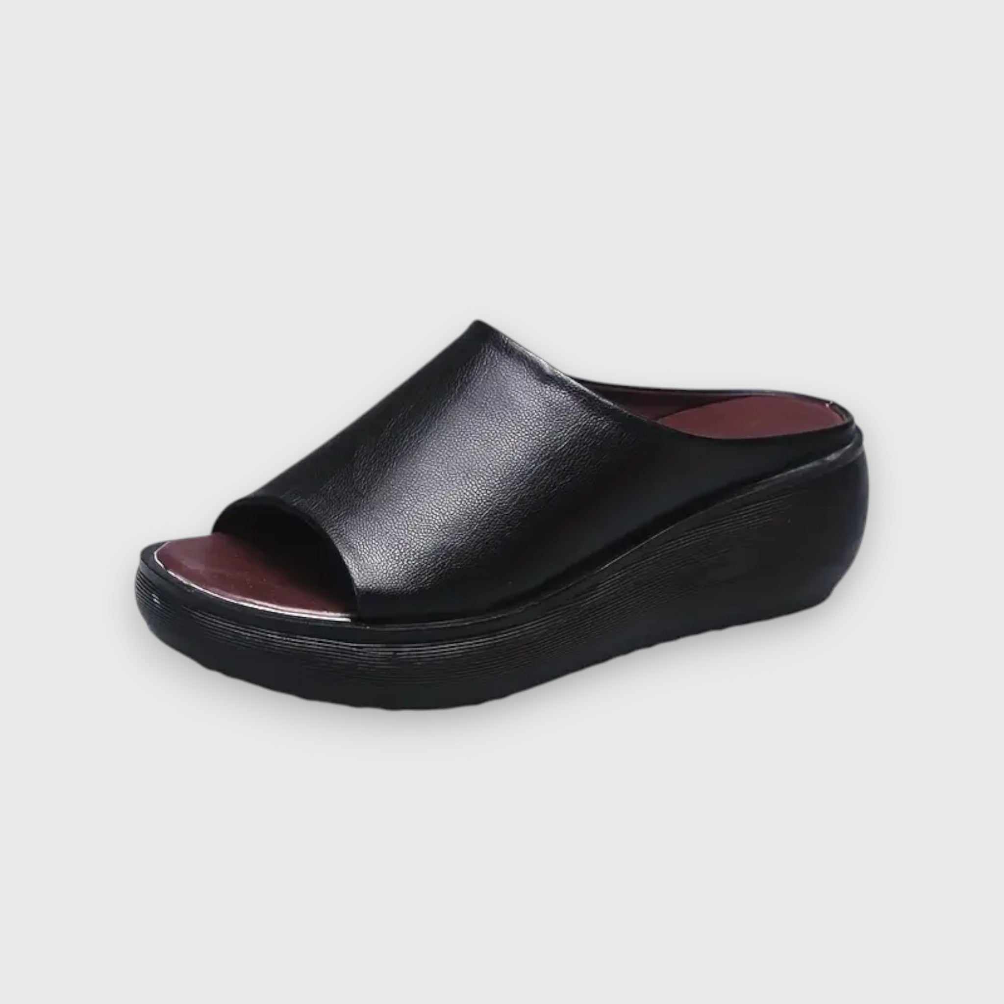 Amelie | Chic Faux Leather Sandals