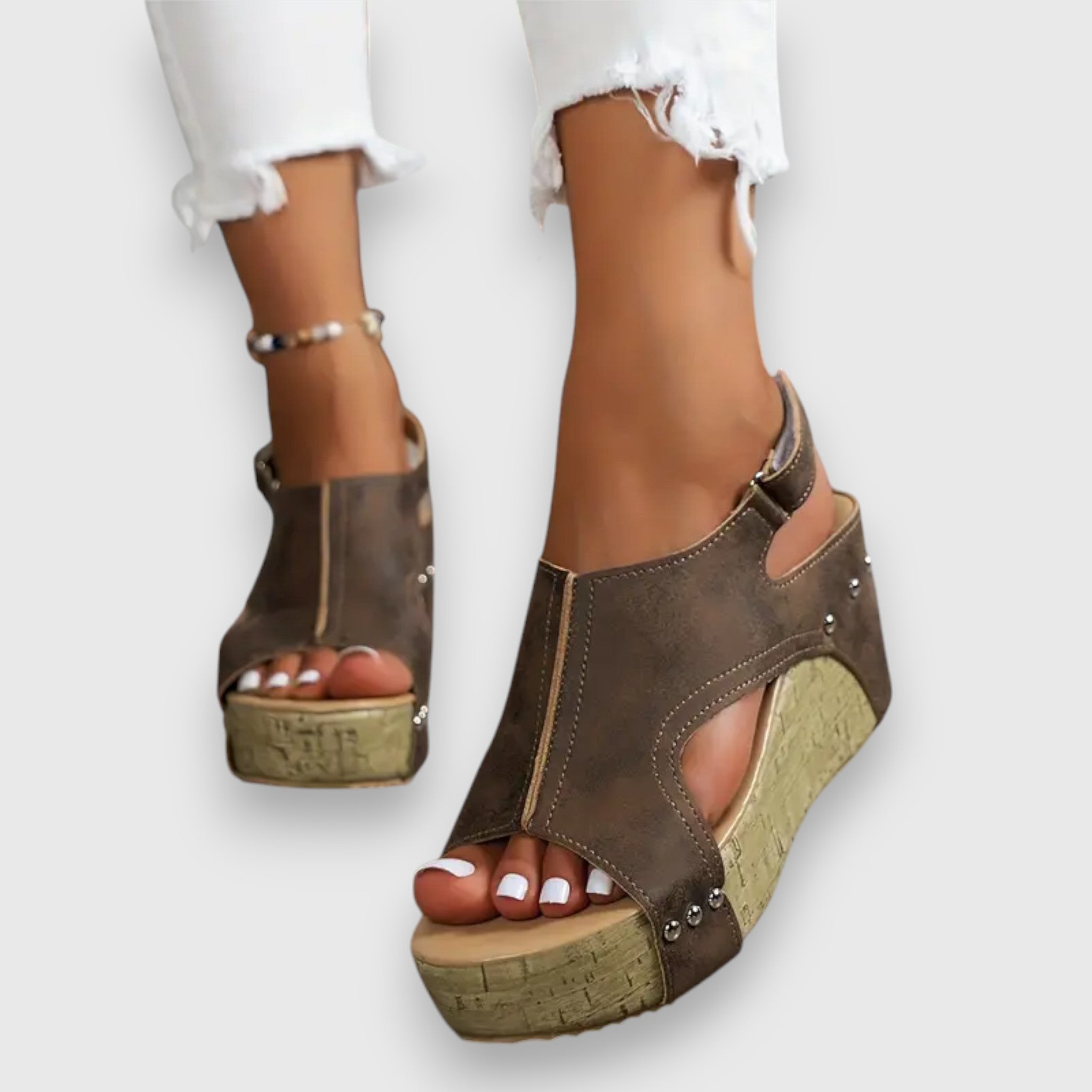 Mia | Retro-Inspired Platform Sandals