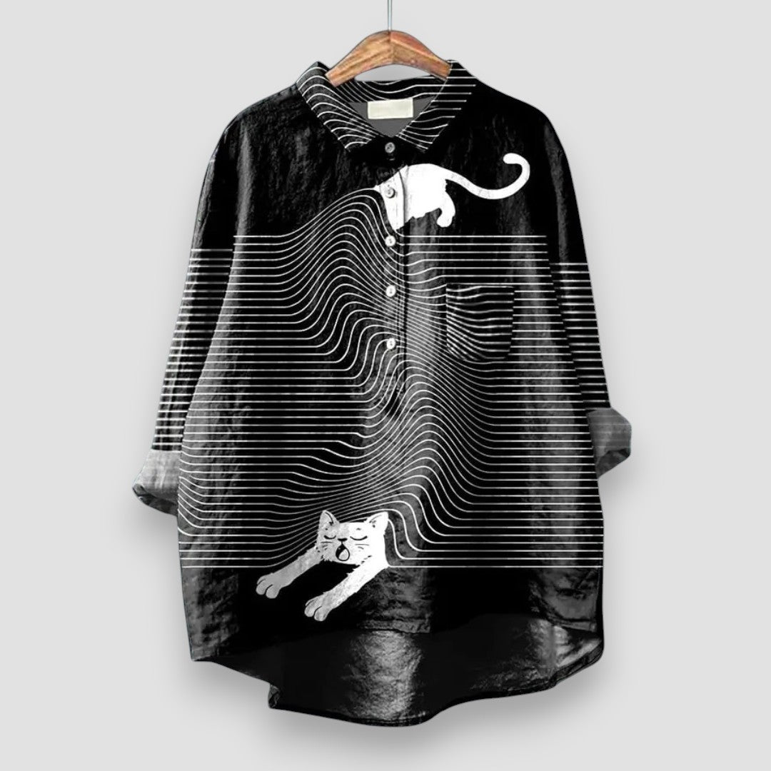 Marlowe – The Happy Print Blouse