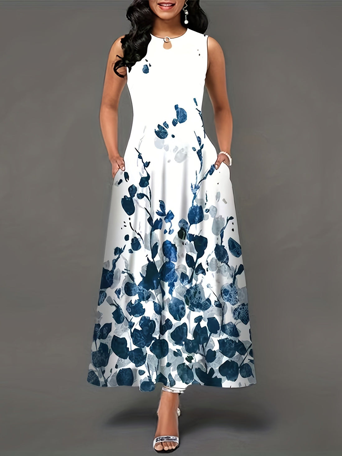 Mavis - Boho Floral Maxi Dress
