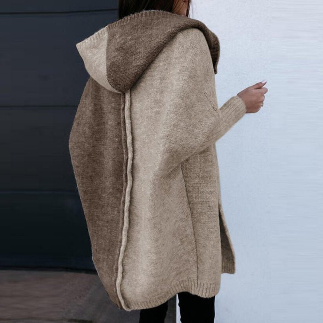 Amarina | Long Warm Vest with Hood
