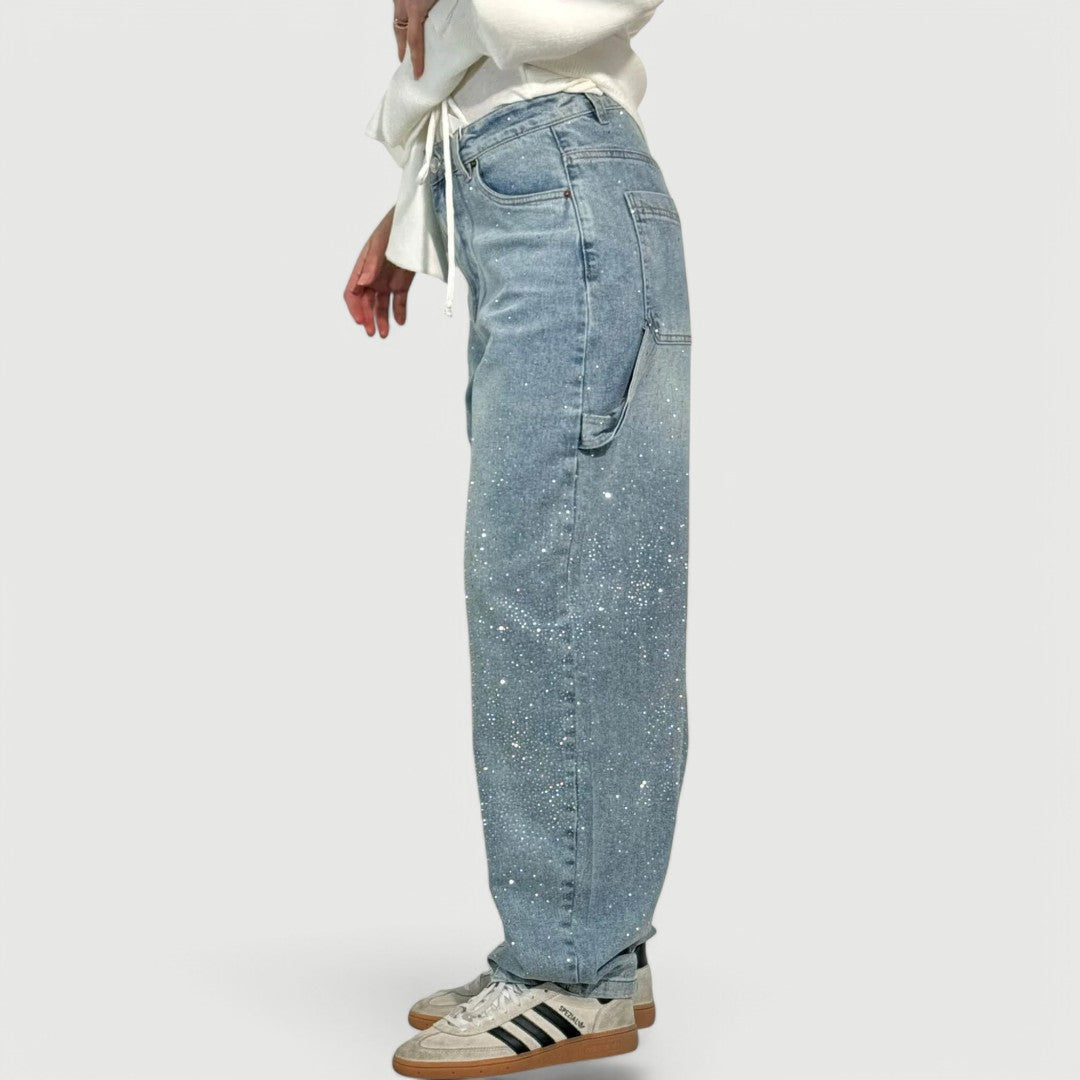 Luna Sparkle Denim – Relaxed Fit Jeans