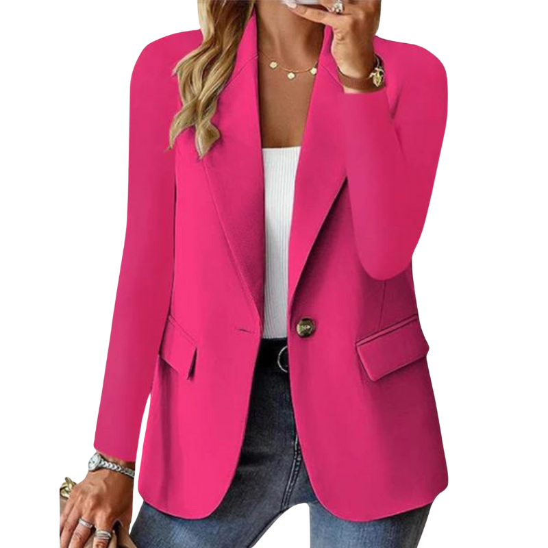 Charlotte – Sleek One-Button Blazer