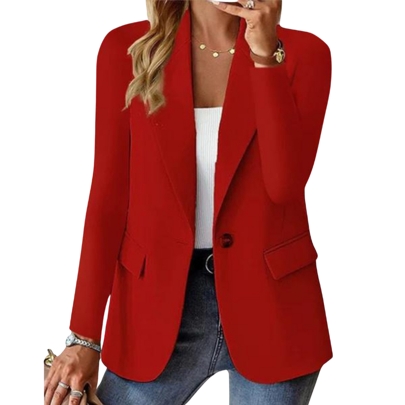 Charlotte – Sleek One-Button Blazer