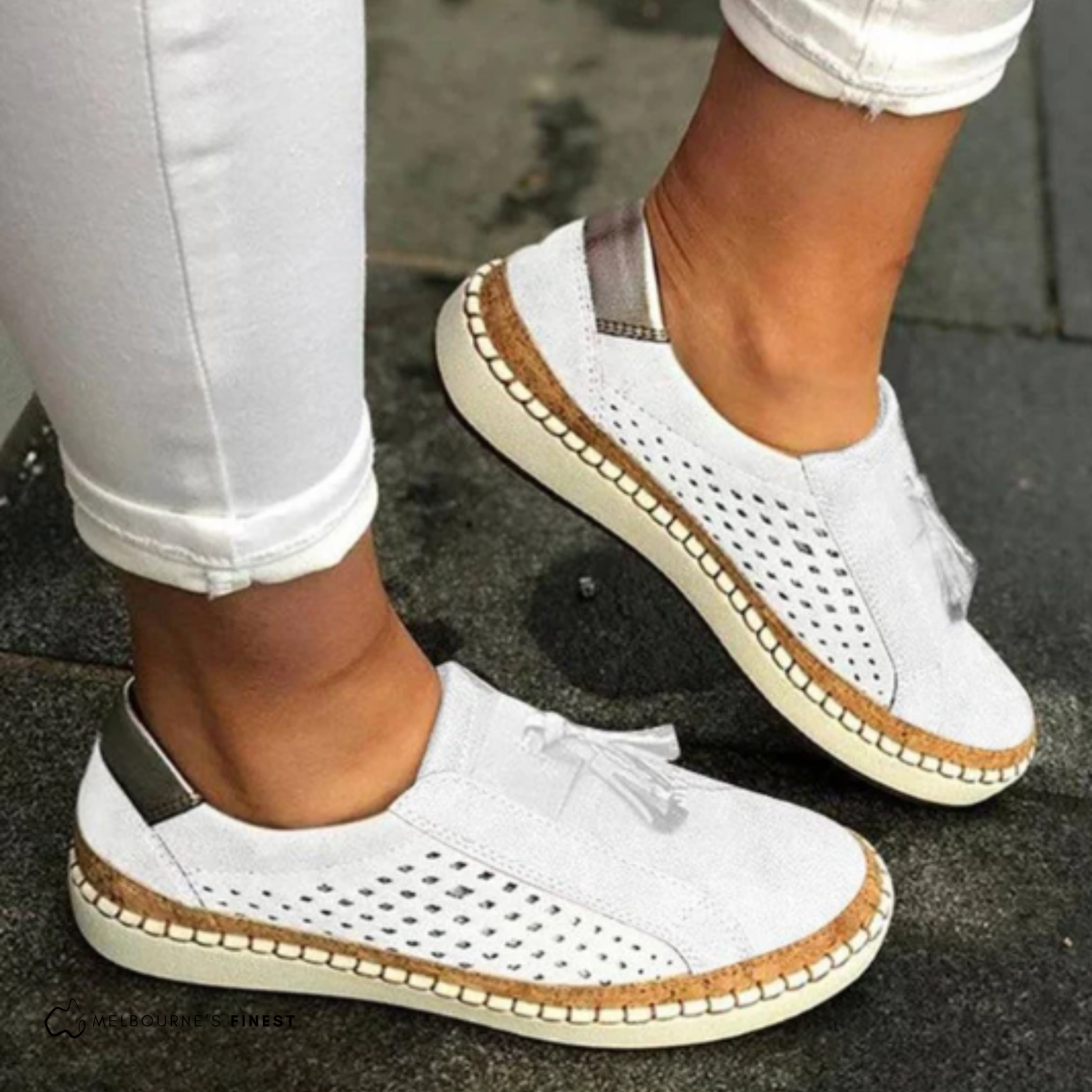 Isla-Breeze Perforated Slip-On Shoes